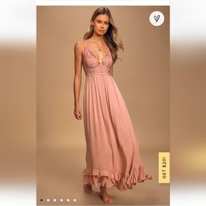 Free people adella  maxi dress